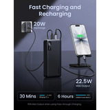 UGREEN PB312 20.000mAh 22.5W Powerbank schwarz