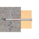 fischer Langschaftdübel DuoXpand 8x120 T hellgrau/rot, 50 Stück