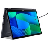 Acer TravelMate P4 Spin (TMP414RN-54-TCO-5067), Notebook blauschwarz, Intel® Core™ Ultra 5 125U, Intel® Graphics, 32 GB DDR5, 1 TB (1 TB SSD), Windows 11 Pro 64-Bit