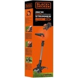 BLACK+DECKER 3-in-1 Rasentrimmer STC1820CM, 18Volt orange/schwarz, Li-Ionen Akku 2,0Ah