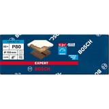 Bosch Professional Expert C470 Schleifblatt, Ø 150mm, K80 Multilochungb 50 Stück, für Exzenterschleifer