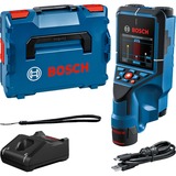 Bosch Wallscanner D-tect 200 C Professional, 12Volt, Ortungsgerät blau/schwarz, Li-Ionen-Akku 2,0 Ah, in L-BOXX 136