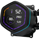 Cooler Master MasterLiquid Core Digital Nex 240 ARGB, Wasserkühlung schwarz