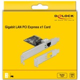DeLOCK PCI Express x1 Karte 1 x RJ45 Gigabit LAN RTL8111, LAN-Adapter 