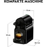 DeLonghi Nespresso Inissia EN 80.B, Kapselmaschine schwarz