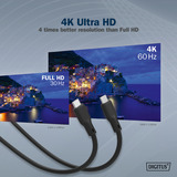 Digitus USB 3.2 Gen 2 Silikon-Anschlusskabel USB-C > USB-C schwarz, 0,5 Meter, PD, Laden mit bis zu 100 Watt