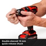EINHELL Power X-Change Akku-Bohrschrauber TC-CD 18/35 Li, 18Volt rot/schwarz, Li-Ionen Akku 1,5Ah