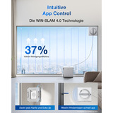 Ecovacs Fensterputz-Roboter WINBOT W2 PRO OMNI, Fenstersauger weiß, 126 Watt, mit tragbarer Dockingstation