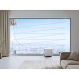 Ecovacs Fensterputz-Roboter WINBOT W2 PRO OMNI, Fenstersauger weiß, 126 Watt, mit tragbarer Dockingstation