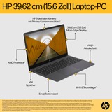 HP 15-fc0174ng, Notebook schwarz, ohne Betriebssystem, 512 GB SSD