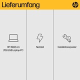 HP 15-fc0174ng, Notebook schwarz, ohne Betriebssystem, 512 GB SSD
