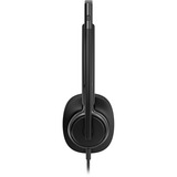 HP Poly Mission 415 Mono-USB-Headset (kabelgebunden)  schwarz, USB Type-C und Type-A, PU-Leder-Ohrpolster (Oberflächenmaterial)