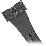 Icy Dock Kabel MCIO x8 SFF-TA-1016 > 2x SlimSAS x4 SFF-8654 schwarz, 50cm