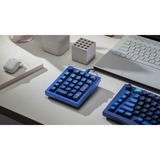 Keychron Q0+, Ziffernblock blau, Gateron G Pro Brown, Hot Swap, Aluminiumrahmen, RGB, Knob