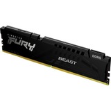 Kingston FURY DIMM 16 GB DDR5-5200 (1x 16 GB) , Arbeitsspeicher schwarz, KF552C40BB-16, FURY Beast, INTEL XMP