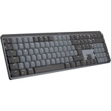 Logitech MX Mechanical, Tastatur hellgrau/dunkelgrau, DE-Layout, lineare Schalter, Logi Bolt, Bluetooth