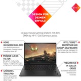 OMEN 17-ck0177ng, Gaming-Notebook schwarz, ohne Betriebssystem, 43.9 cm (17.3 Zoll) & 165 Hz Display, 512 GB SSD