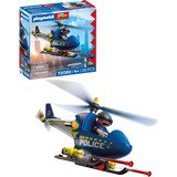 PLAYMOBIL 72080 City Action Polizeihelikopter, Konstruktionsspielzeug 