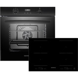 Respekta ASET7008800I, Backofen-Set schwarz