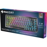 Roccat Vulcan II Mini Air, Gaming-Tastatur schwarz, DE-Layout, Roccat Titan II Optical Red