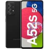 Samsung Galaxy A52s 5G 128GB Generalüberholt, Handy Awesome Black, Android, Dual-SIM, 6 GB
