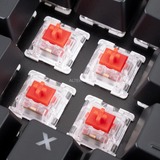 Sharkoon SKILLER SGK40, Gaming-Tastatur schwarz, BE-Layout, Huano Red