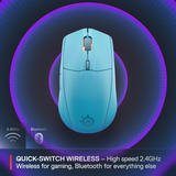 SteelSeries Rival 3 Wireless Gen 2, Gaming-Maus türkis