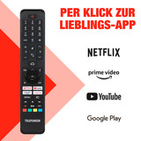 Telefunken D32Q751X2CW, QLED-Fernseher 80 cm (32 Zoll), schwarz, FullHD, Android TV