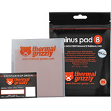 Thermal Grizzly Minus Pad 8 - 100x 100x 1,0 mm, Wärmeleitpads rosa, 2 Stück
