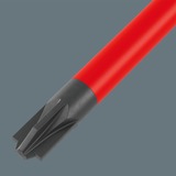 Wera Kraftform Kompakt VDE 15 Torque extra slim 1 Tool Finder, 15-teilig, Schraubendreher rot/gelb, inkl. Drehmoment-Steckgriff, VDE-Wechselklingen
