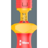 Wera Kraftform Kompakt VDE 15 Torque extra slim 1 Tool Finder, 15-teilig, Schraubendreher rot/gelb, inkl. Drehmoment-Steckgriff, VDE-Wechselklingen