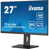iiyama ProLite XUB2793HSU-B6, LED-Monitor 69 cm (27 Zoll), schwarz (matt), FullHD, IPS, AMD Free-Sync, 100Hz Panel
