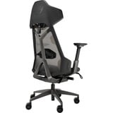 ASUS ROG Destrier Ergo Gaming-Stuhl black schwarz/grau, mobile Gaming-Armstützmodus, Akustikpaneel