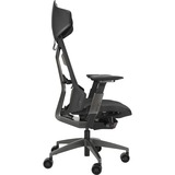 ASUS ROG Destrier Ergo Gaming-Stuhl black schwarz/grau, mobile Gaming-Armstützmodus, Akustikpaneel