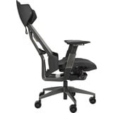 ASUS ROG Destrier Ergo Gaming-Stuhl black schwarz/grau, mobile Gaming-Armstützmodus, Akustikpaneel