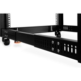 Alphacool ES 19" Open Frame Serverrack , Rack, Server-Gehäuse schwarz, 15 Höheneinheiten