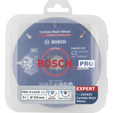 Bosch X-LOCK Trenn- und Fächerschleifscheiben-Set 125mm, CMW, Trennscheibe 5-teilig