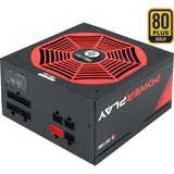 Chieftronic GPU-650FC, PC-Netzteil schwarz/rot, 4x PCIe, Kabel-Management, 650 Watt