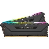 Corsair DIMM 16 GB DDR4-3200 (2x 8 GB) Dual-Kit, Arbeitsspeicher schwarz, CMH16GX4M2Z3200C16, Vengeance RGB PRO SL, INTEL XMP