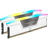 Corsair DIMM 32 GB DDR5-5200 (2x 16 GB) Dual-Kit, Arbeitsspeicher weiß, CMH32GX5M2B5200C40W, Vengeance RGB, INTEL XMP