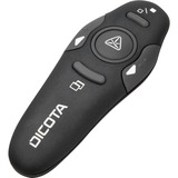 DICOTA Pin Point Wireless Laser Pointer, Presenter schwarz