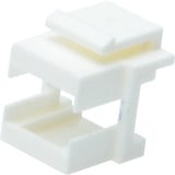 Digitus LC Keystone Adapter für Patchpanel, Einbaurahmen weiß