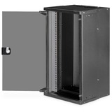 Digitus Wandgehäuse SOHO PRO - 254 mm (10") - 595x315x300 mm, IT-Schrank schwarz, 12 Höheneinheiten
