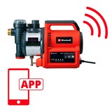 EINHELL Hauswasserautomat GE-AW 1144 SMART, Pumpe rot/schwarz, 1.100 Watt, App-Steuerung
