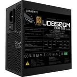 GIGABYTE GP-UD850GM PG5 850W rev.2.0, PC-Netzteil schwarz, 3x PCIe, Kabel-Management, 850 Watt