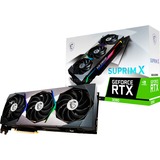 MSI GeForce RTX 3080 SUPRIM X LHR, Grafikkarte Lite Hash Rate, 3x DisplayPort, 1x HDMI 2.1