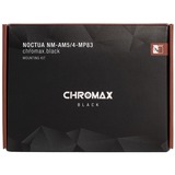 Noctua NM-AM5/4-MP83 chromax.black, Befestigung/Montage schwarz