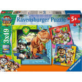 Ravensburger Kinderpuzzle Paw Patrol 3 Dino Movie 3x 49 Teile