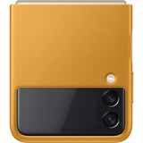 SAMSUNG Leather Cover, Handyhülle dunkelgelb, Samsung Galaxy Z Flip3 5G