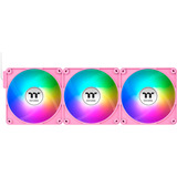 Thermaltake CT120 EX ARGB Sync PC Cooling Fan Pink, Gehäuselüfter pink, 3er-Pack, 120 mm